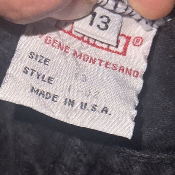VTG 80s Bongo Jeans Ultra High Waist Straight Leg Black Sz 13 (28) 90s  USA Made - Picture 4 of 15